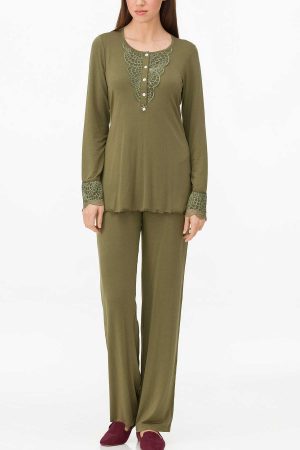 Náttföt – Einlit – Fín – Blúnda Náttfatnaður Náttföt – Einlit – Fín – Blúnda