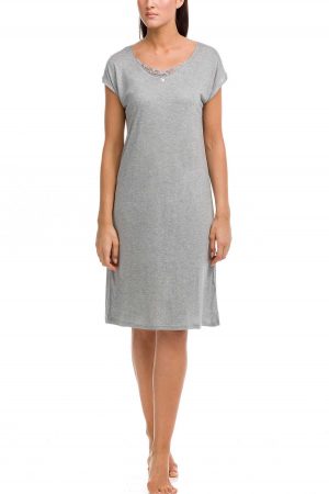 Náttkjóll  – Mjúkur – Stutterma Náttfatnaður Náttkjóll  – Mjúkur – Stutterma