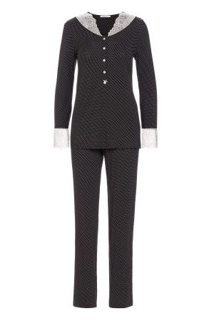 Náttföt – Hneppt – Doppótt Náttfatnaður Náttföt – Hneppt – Doppótt