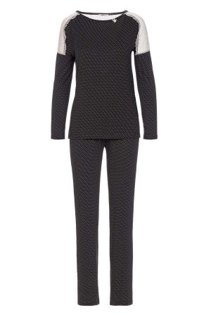 Náttföt – Blúnda – Doppótt Náttfatnaður Náttföt – Blúnda – Doppótt