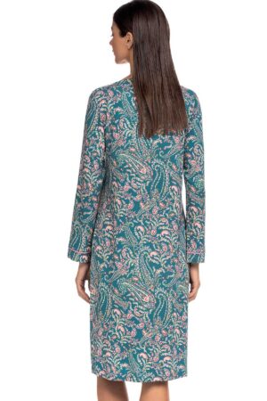 Náttkjóll – Franskt mynstur Náttfatnaður Náttkjóll – Franskt mynstur