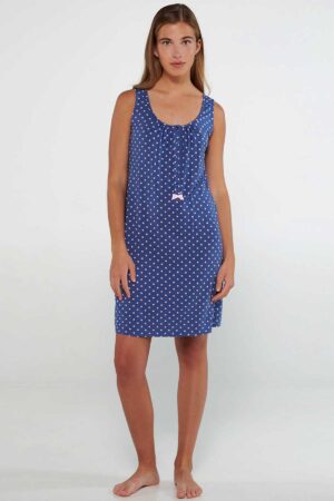 Náttkjóll – Yndismjúkur – Ermalaus Náttfatnaður Náttkjóll – Yndismjúkur – Ermalaus