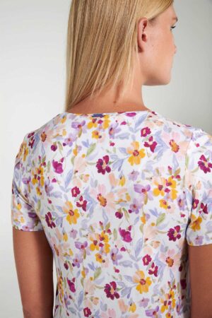 Náttkjóll – Yndismjúkur – Blóm Náttfatnaður Náttkjóll – Yndismjúkur – Blóm