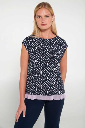 Náttföt – Yndismjúk – Fuglar – Stutterma Náttfatnaður Náttföt – Yndismjúk – Fuglar – Stutterma