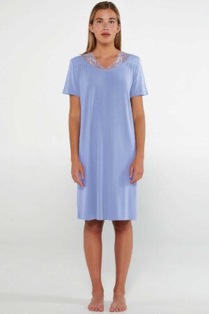 Náttkjóll – Yndismjúkur – Einlitur Náttfatnaður Náttkjóll – Yndismjúkur – Einlitur