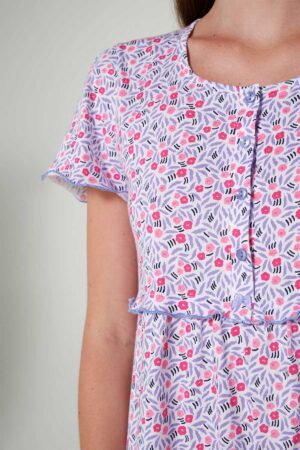 Náttkjóll – Bómull Náttfatnaður Náttkjóll – Bómull