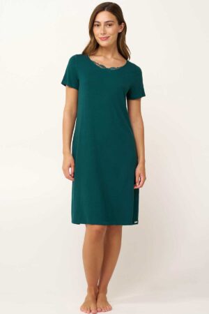 Náttkjóll – Einlitur – Yndismjúkur Náttfatnaður Náttkjóll – Einlitur – Yndismjúkur