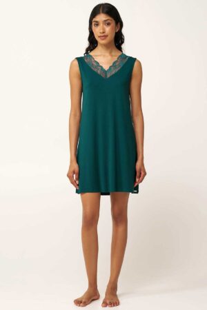 Náttkjóll – Ermalaus – Yndismjúkur Náttfatnaður Náttkjóll – Ermalaus – Yndismjúkur