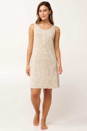 Náttkjóll – Ermalaus – Yndismjúkur Náttfatnaður Náttkjóll – Ermalaus – Yndismjúkur