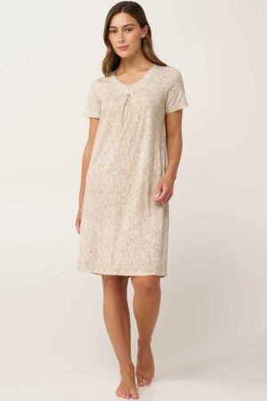 Náttkjóll – Mynstraður – Yndismjúkur Náttfatnaður Náttkjóll – Mynstraður – Yndismjúkur