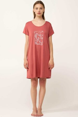 Náttbolur – Stuttur – Yndismjúkur Náttfatnaður Náttbolur – Stuttur – Yndismjúkur