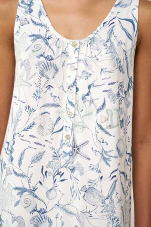 Náttkjóll – Ermalaus – Yndismjúkur Náttfatnaður Náttkjóll – Ermalaus – Yndismjúkur