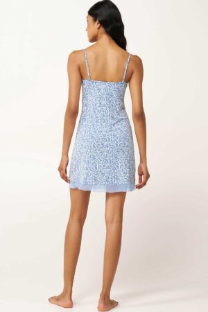 Hlýranáttkjóll – Yndismjúkur – Ljósblár Náttfatnaður Hlýranáttkjóll – Yndismjúkur – Ljósblár