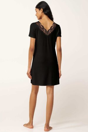 Náttkjóll – Yndismjúkur – Stuttur Náttfatnaður Náttkjóll – Yndismjúkur – Stuttur