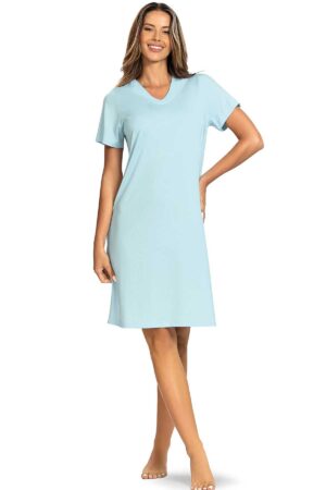 Náttkjóll – Stutterma  – Mjúkur Væntanlegt Náttkjóll – Stutterma  – Mjúkur