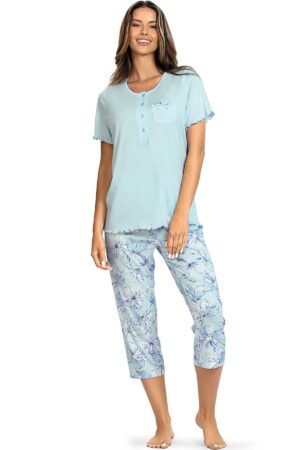 Náttföt – Stutterma – 7/8 Buxur Væntanlegt Náttföt – Stutterma – 7/8 Buxur