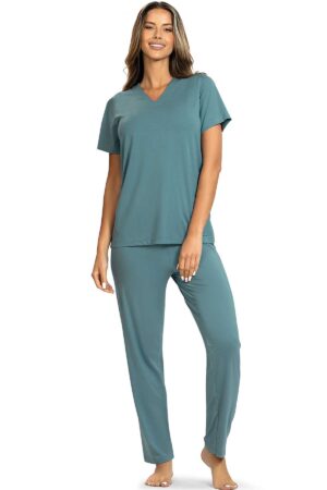 Náttföt – Síðar buxur – Stutterma Væntanlegt Náttföt – Síðar buxur – Stutterma