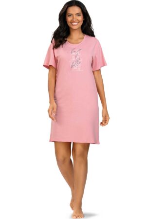 Náttkjóll – Ermastuttur – Mjúkur Væntanlegt Náttkjóll – Ermastuttur – Mjúkur