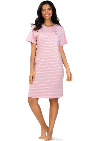 Náttkjóll – Ermastuttur – Mjúkur Væntanlegt Náttkjóll – Ermastuttur – Mjúkur