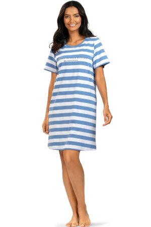 Náttkjóll – Ermastuttur – Mjúkur Væntanlegt Náttkjóll – Ermastuttur – Mjúkur