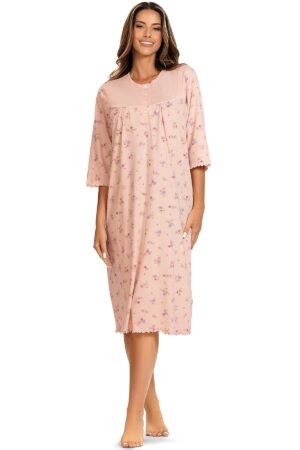 Náttkjóll – Hálferma – Mynstur Væntanlegt Náttkjóll – Hálferma – Mynstur