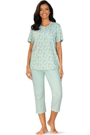 Náttföt – Stutterma – 7/8 Buxur Væntanlegt Náttföt – Stutterma – 7/8 Buxur