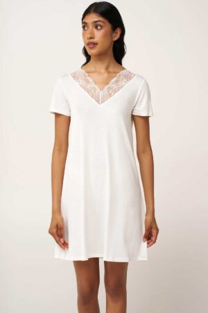 Náttkjóll – Yndismjúkur – Stuttur Náttfatnaður Náttkjóll – Yndismjúkur – Stuttur Náttfatnaður Náttkjóll – Yndismjúkur – Stuttur