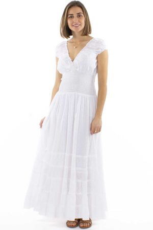 Strandkjóll – Síður – Stutar ermar Coline Strandkjóll – Síður – Stutar ermar